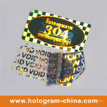 Void Tamper Evident 3D Laser Hologram Sticker